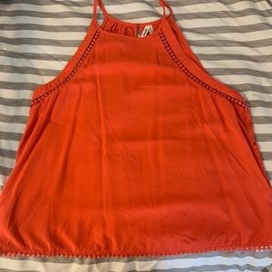 Orange tank top from Mudd